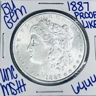 1887 BU UNCIRCULATED MORGAN SILVER DOLLAR AUTHENTIC U.S. MINT FREE SHIPPING 6444