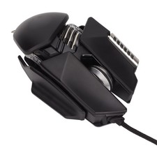 Gaming Mouse, 12800 DPI Mechanical Aesthetic Design Retractable Adjustment RG...
