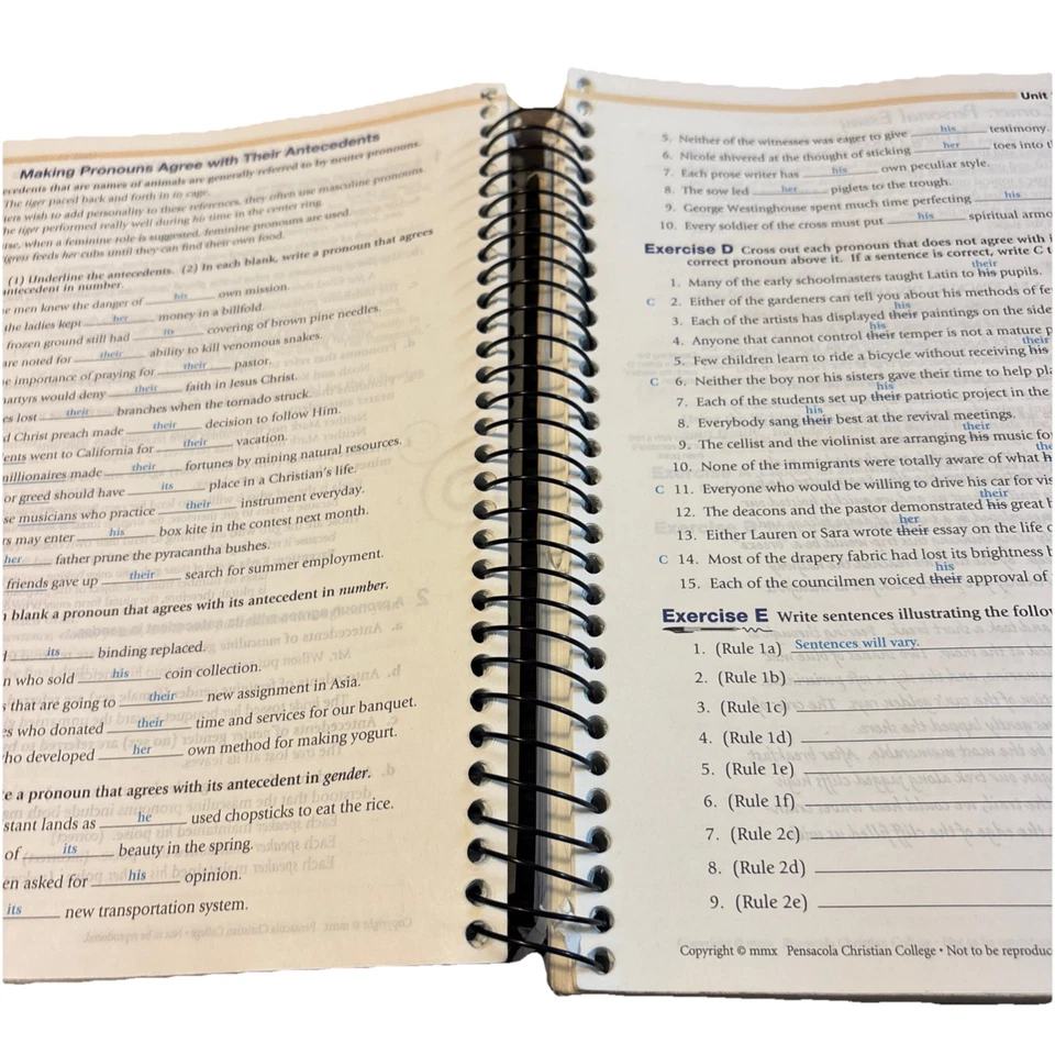 Abeka Grammar & Composition III Work-Text Teacher Key Fifth Edition - Imagem 4 de 4