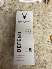 Mad Rabbit 3.4oz Defend Tattoo Sunscreen SPF30 SMALL BUSINESS 🎵🐈‍⬛🕊️🙏