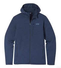 Stio Mens Glide Power Stretch Full Zip Hoodie Sweatshirt Size M $180