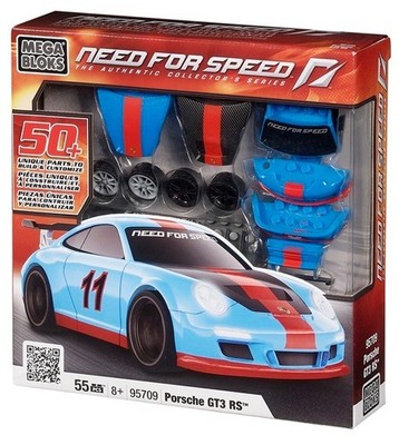 MEGA BLOKS - NEED FOR SPEED Build & Customize - Porsche GT3 RS (55 Teile)