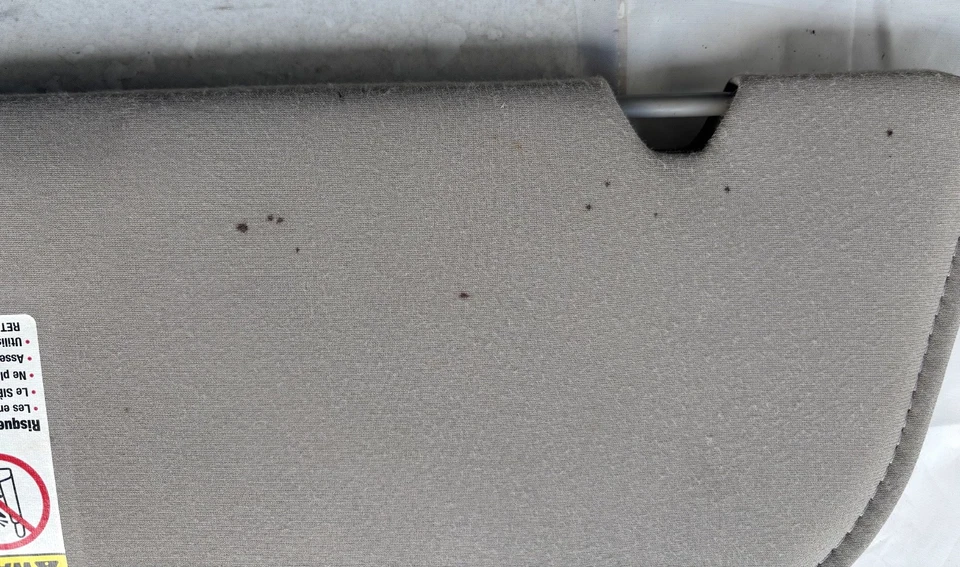 💎Parasol Ford Econoline 1992-2014 para pasajero derecho tela gris E-150-250-350 Foto 3 de 4