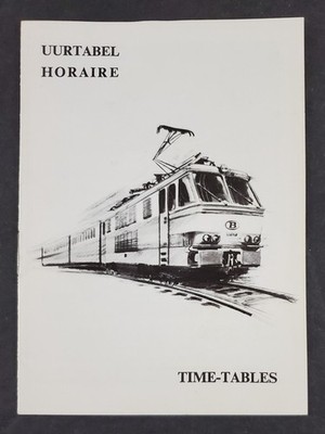 1972 Brussels Belgium Customs & Timetables Tourist Train Vintage Travel Brochure