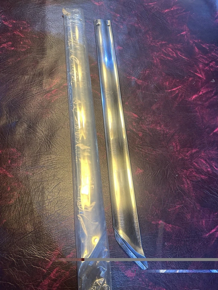 1962-1963 MERCURY METEOR S-33 PAR DE MOLDURAS DE BALANCIM PAINEL TRASEIRO QUARTO - Imagem 3 de 4