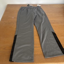 Under Armour Youth Medium Gray Sweatpants Loose Fit Joggers Drawstring
