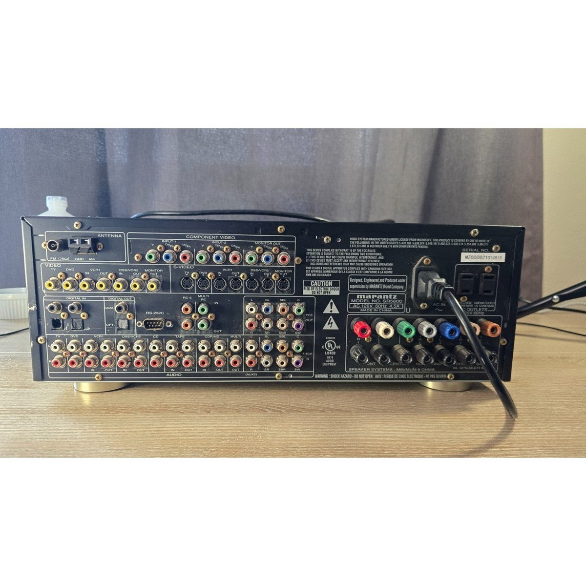 Marantz SR 5600 7.1 Channel 630 Watt Receiver for sale online | eBay