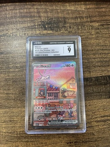 Mew ex 053 CGC 9 Pokémon 151 Ultra Premium Collection Black Star Promo