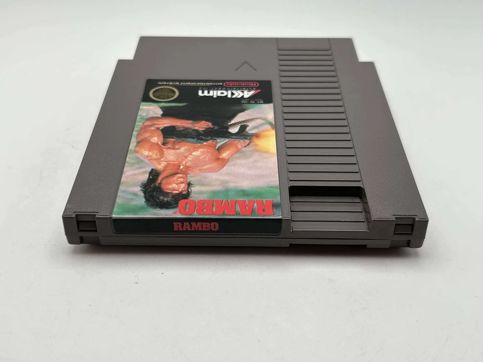 Cartucho Rambo (Nintendo NES, 1988) solo probado Foto 2 de 3