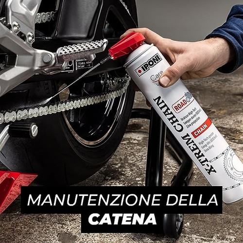 IPONE Grasso per Catene Moto su Strada X trem Bottiglia Spray con Diffusore - Foto 3 di 24