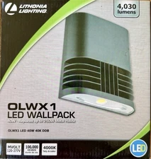 Lithonia Lighting  OLWX1 LED Wallpack - 40w -40K - 4030 Lumens