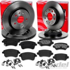 brembo BREMSSCHEIBEN + BELÄGE VORNE + HINTEN passend für KIA VENGA YN