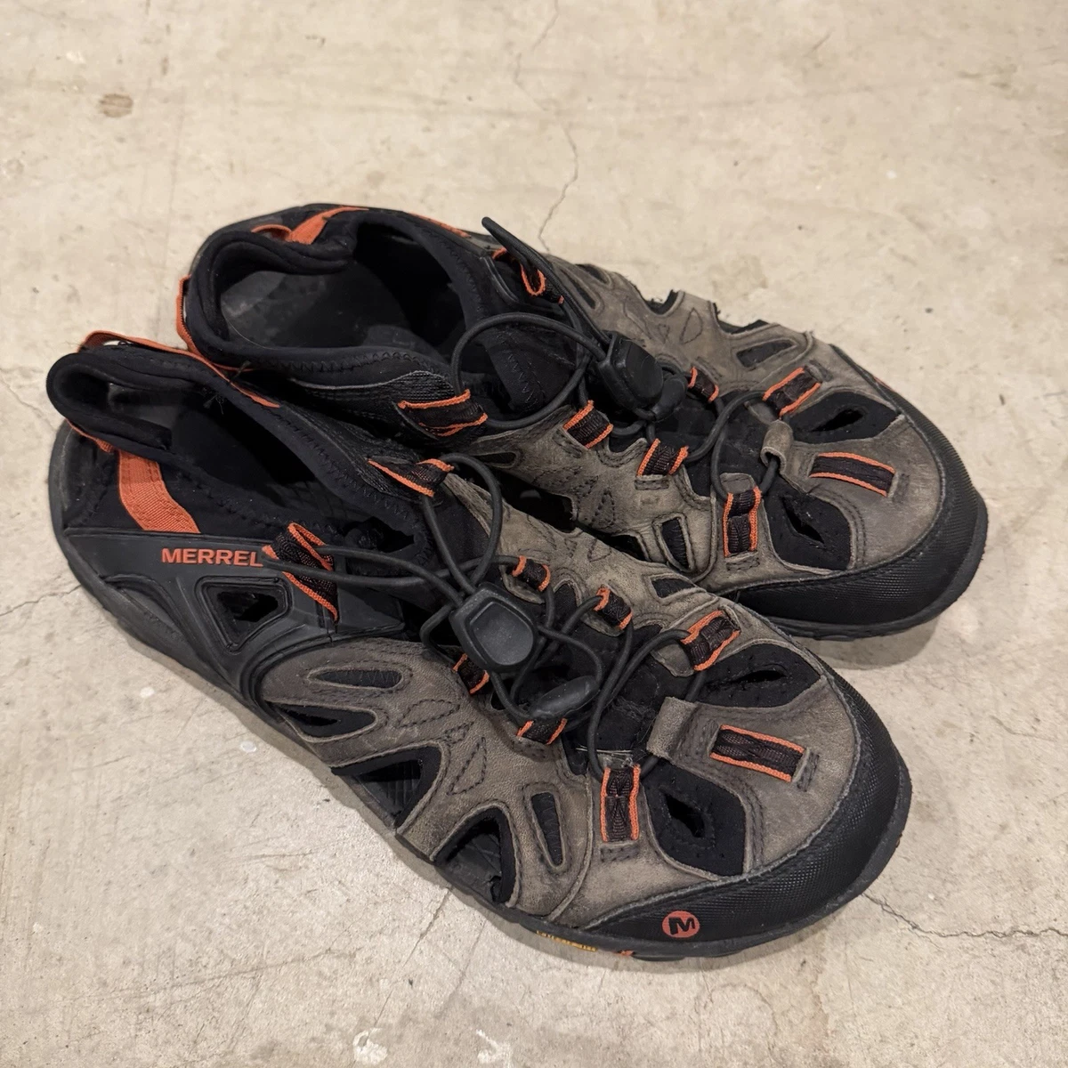 Merrell Tideriser Sieve Black Gray Mens Sz 14 Outdoor Shoes Sandals J84843 mens merrell water shoes products for sale | eBay main image 2
