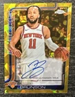 JALEN BRUNSON -2025-26 Topps Chrome Sapphire GOLD SAPPHIRE On Card AUTO 39/50 SP