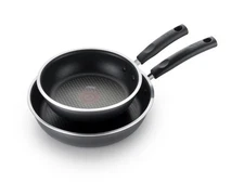 T-fal Signature Non Stick Fry Pan Set 2 Piece: 8 and 10.5 Inch, Oven Broiler ...