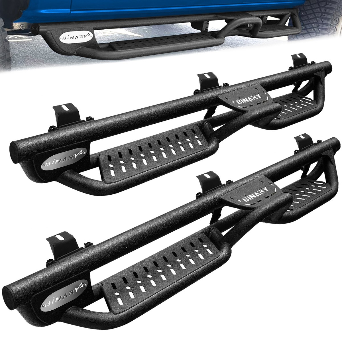 For 2018-2026 Jeep Wrangler JL 4 Door 6“ Running Boards Side Steps For 2018-2026 Jeep Wrangler JL 4 Door 6“ Running Boards Side Steps