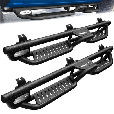 For 2018-2026 Jeep Wrangler JL 4 Door 6  Running Boards Side Steps Nerf Bars