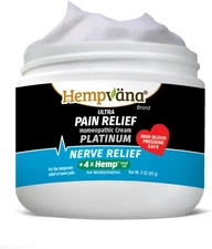 Hempvana Platinum Ultra-Strength Nerve Relief Cream w/100% Pure Hemp Seed Oil, A