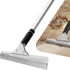 Carpet Rake for Pet Hair Removal - Pet Hair Remover for Carpet  Rug Rake