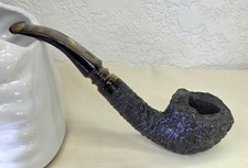 Vintage Jobey Stromboli Rusticated 970 Estate Smoking Tobacco Pipe Bent Dublin