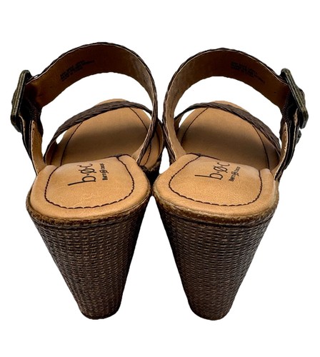 BOC B.O.C. Born Concept Ginerva Keilabsatz Slipper Sandalen T.Moro Größe 7 braun - Bild 4 von 12