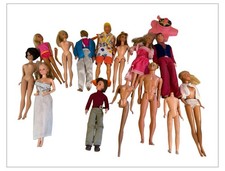 Huge Lot Of 1960s to 80s Vintage Mixed Condition Barbies and Other Fashion Dolls