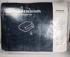Bwarm Electric Heated Mattress Pad Twin  Size 39 x 75  Bed Warmer 9 Non Woven