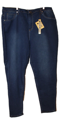 Hybrid & Company Womens Super Stretch Comfy Denim Skinny Jeans Sz 24