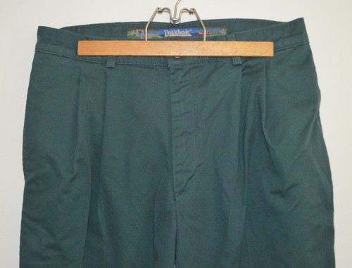 Vintage Duxbak Pants Mens W32 L32 Green Cotton - Picture 2 of 7