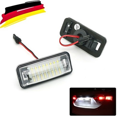 2Pcs Für Subaru Crosstrek 2016-2023 24LED Kennzeichenbeleuchtung Kaltweiß Lampe