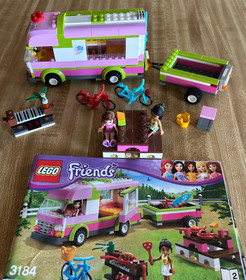LEGO Friends 5 Set Lot #3184,3183,30399,30396,41020 EUC Adventure Camper, Car ++