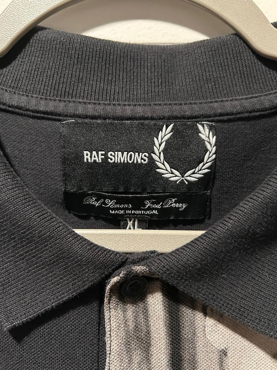 Raf Simons X Fred Perry Polo (RARE PRINT) Size XL | eBay
