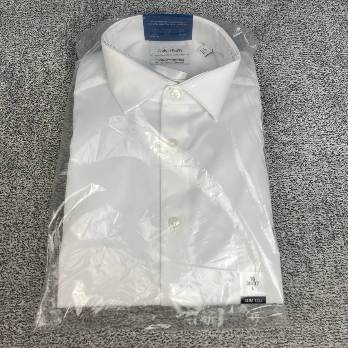 Calvin Klein White Slim Dress Shirts for Men for sale | eBay Calvin Klein White Slim Dress Shirts for Men for sale | eBay