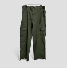 Aeropostale Utility Cargo Pant Large Green Straight Leg Y2K Relaxed Mid Rise NWT
