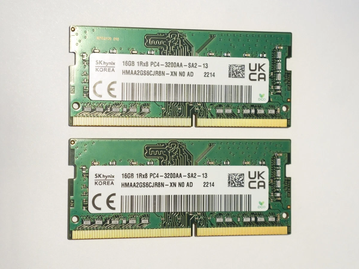PC4-25600 (DDR4-3200) Bus Speed Computer RAM 16 GB Capacity per