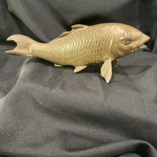 MCM Brass Fish Sculpture
