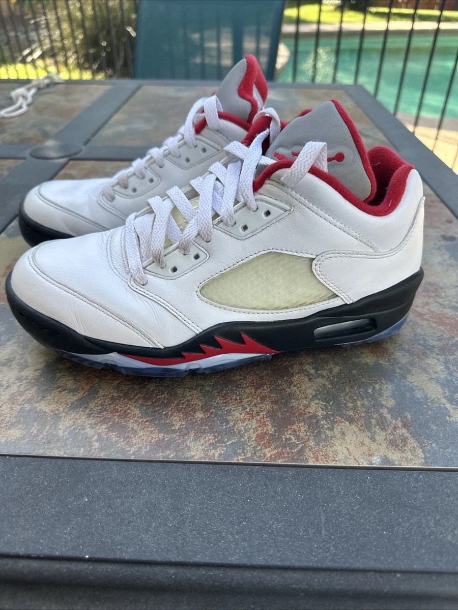 Preços baixos em Jordan 5 Golf Low Fire Red | eBay