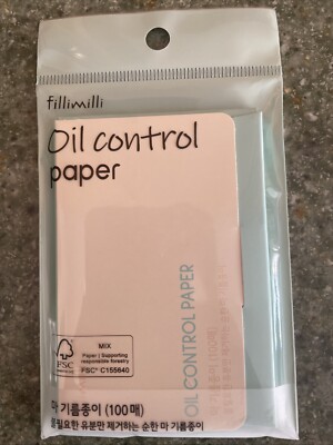 K-beauty Fillimilli Oil Control paper 100 Sheets 2pack