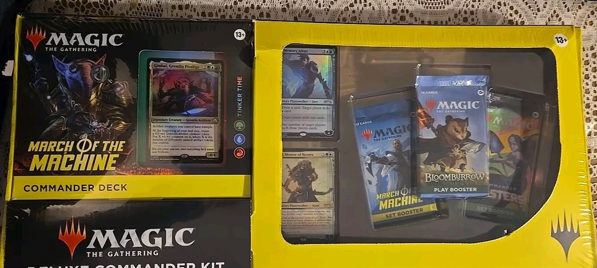 Magic The Gathering Deluxe Commander March of the machine Commander Deck Fox  New