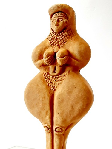 Statua Inanna, Ishtar, Astarothn Dea sumera della saggezza/forza femminile - Foto 4 di 5