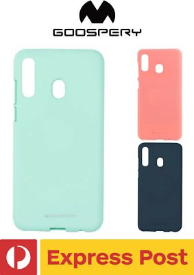 Samsung Galaxy A20s ShockProof Matte Silicone Rubber Case Mercury - Soft Feeling