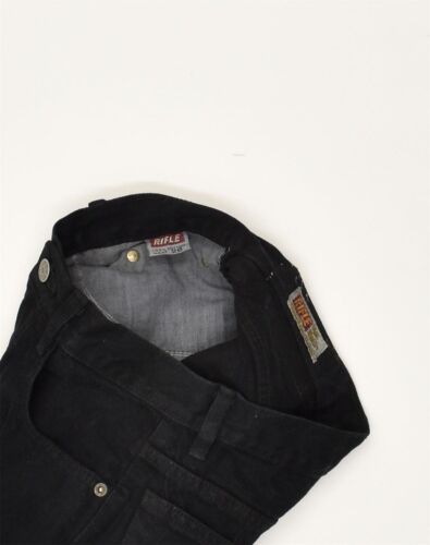 Rifle gerade Damenjeans W26 L33 schwarz Baumwolle AA09 - Bild 3 von 3