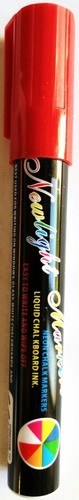 Car Window LED Board Markers Washable Fluorescent Neon 4mm Tip 1 Marker/Pk, Sele - Picture 11 of 13