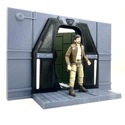 Andor Coruscant Elevator Diorama for 3.75 in (1:18) Figure