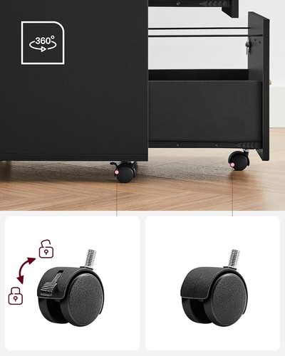 2-Drawer Vertical Filing Cabinet with Lock and Locks Lockable File Cabinet - Picture 9 of 36