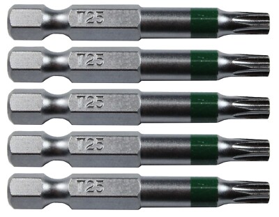 TORX Bit Driver: 2 inch - T25 - Quick-Change Shank (5 Bit Pack) | eBay