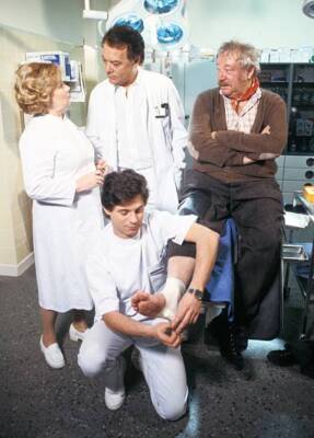 Klausjurgen Wussow, Eva-Maria Bauer, Jochen Schroder, Gustl - 1985 Old Photo