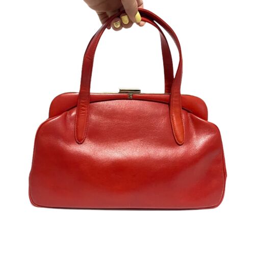 Olive Suede Leather Vintage Handbag Art Deco Style Square Purse with Metal Handle Elegant Glamorous 40s 50s Kelley Bag