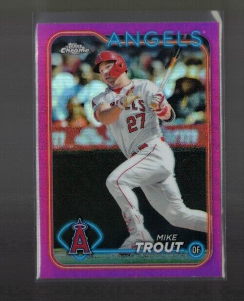 2024 Topps Chrome - Pink Refractor #200 Mike Trout