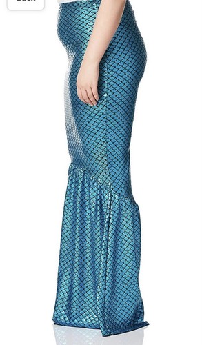 Forplay Women's Mermaid Skirt with Hologram Finish Maxi Skirt Cosplay - Picture 8 of 10
